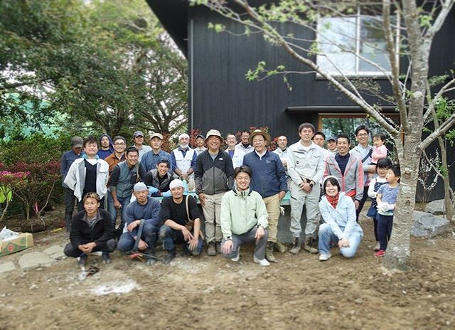 荻野寿也景観設計ワークショップ#大泉寺の家１日目完了ですステキなお庭ができますよ！#ts_niwa